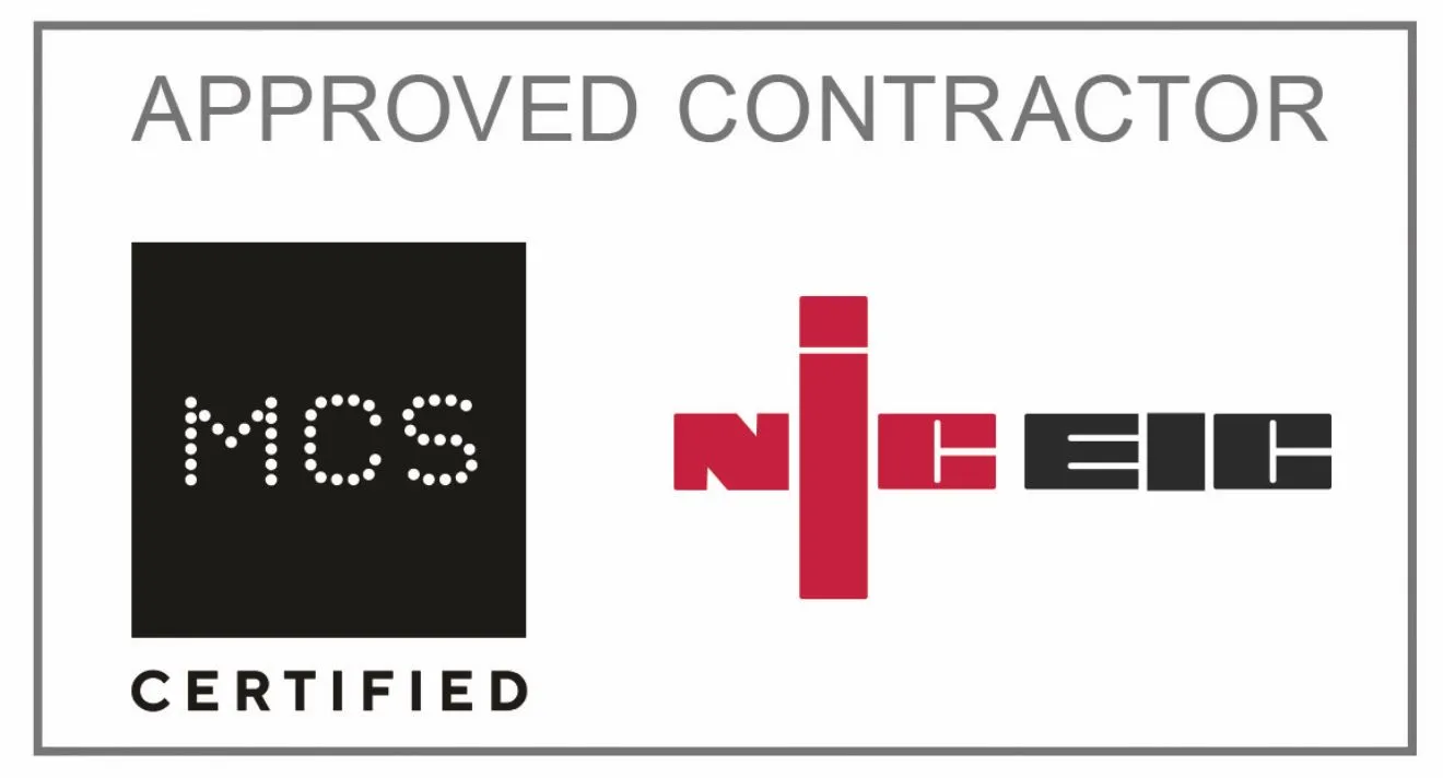 MCS Certified and NICEIC Approved Contractor artwork